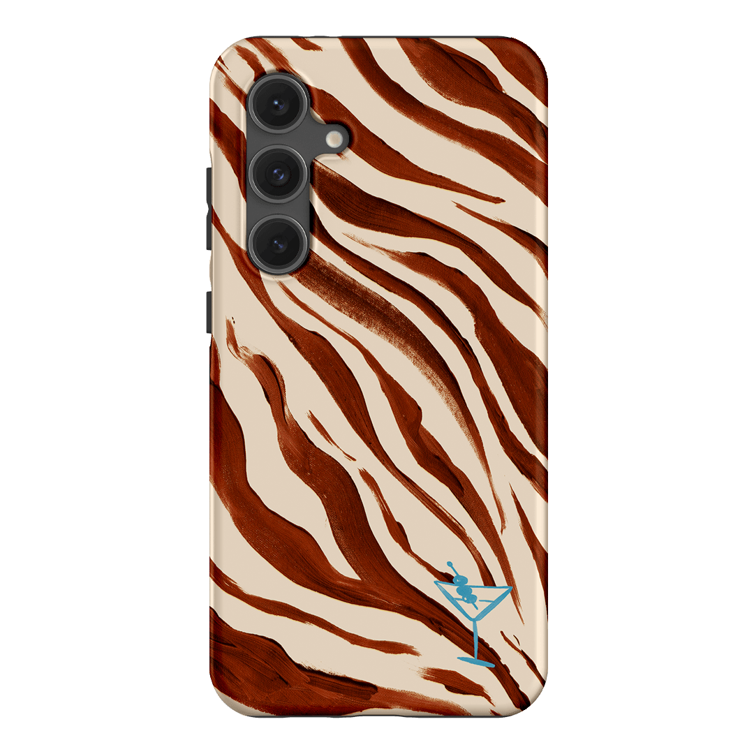 Zebra Tini Printed Phone Cases Samsung Galaxy S24 FE / Armoured by Charlie Taylor - The Dairy