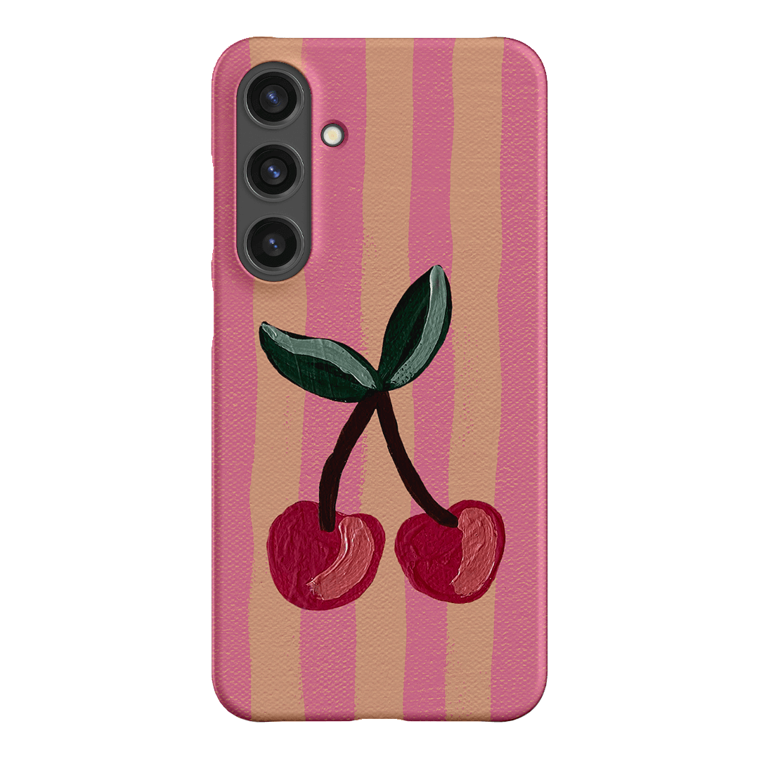 Cherry On Top Printed Phone Cases Samsung Galaxy S24 Plus / Snap by Amy Gibbs - The Dairy