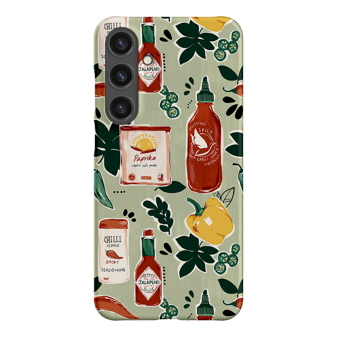 Chilli Pepper Printed Phone Cases Samsung Galaxy S24 Plus / Snap by Charlie Taylor - The Dairy