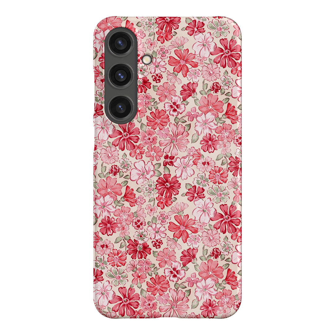 Strawberry Kiss Printed Phone Cases Samsung Galaxy S24 Plus / Snap by Oak Meadow - The Dairy