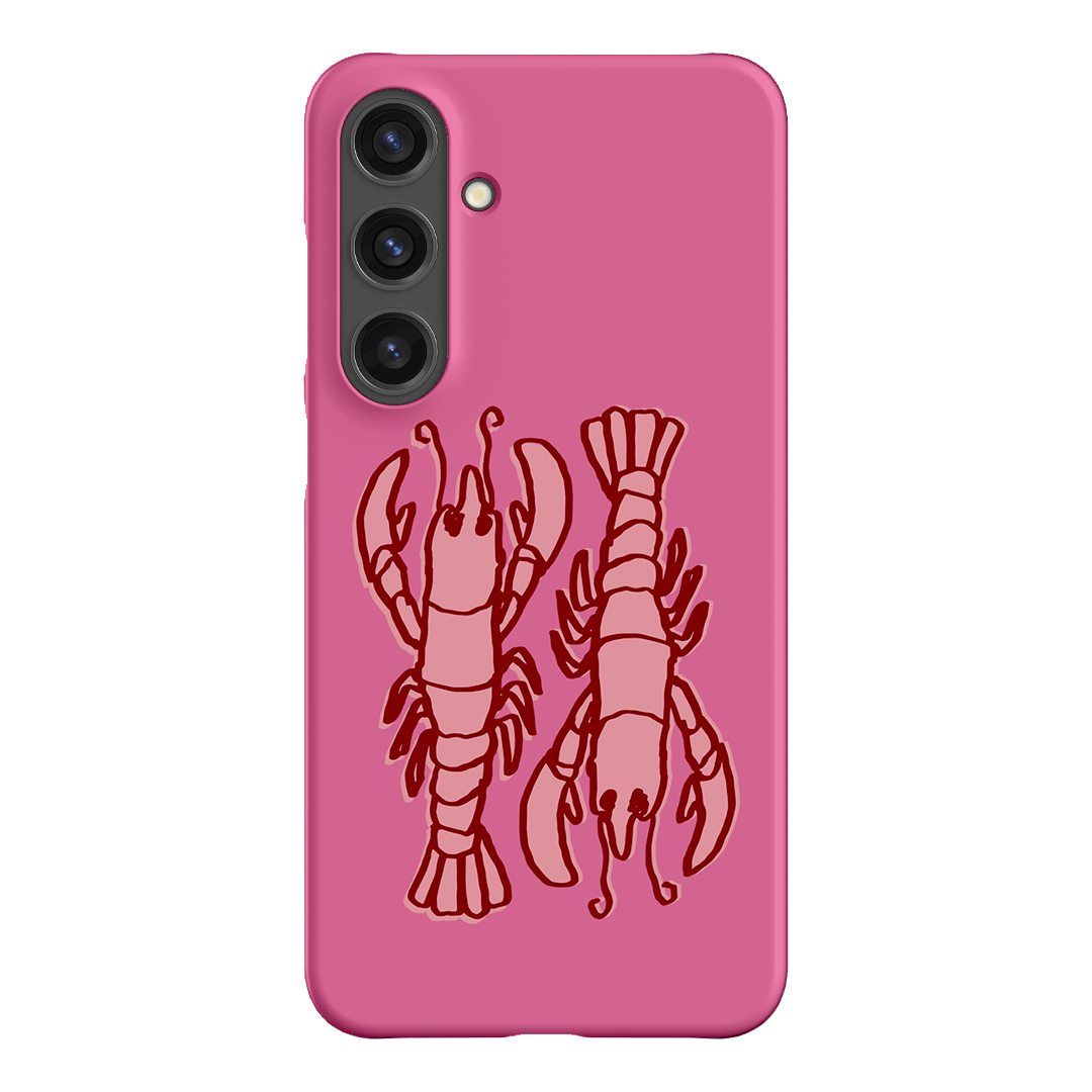 Lobster Love Pink Printed Phone Cases Samsung Galaxy S24 Plus / Snap by The Dairy - The Dairy