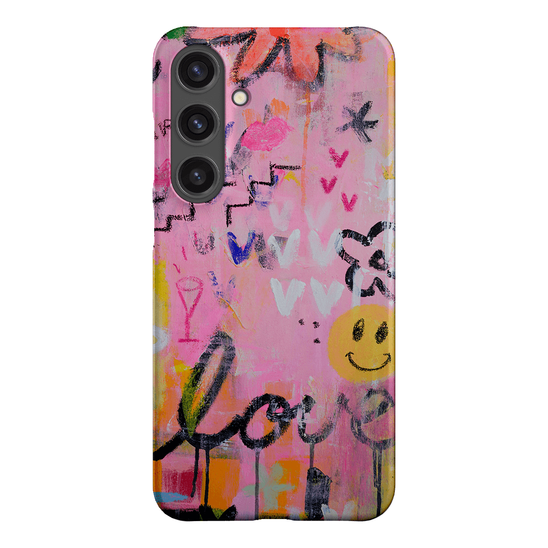 Love Smiles Printed Phone Cases Samsung Galaxy S24 Plus / Snap by Jackie Green - The Dairy