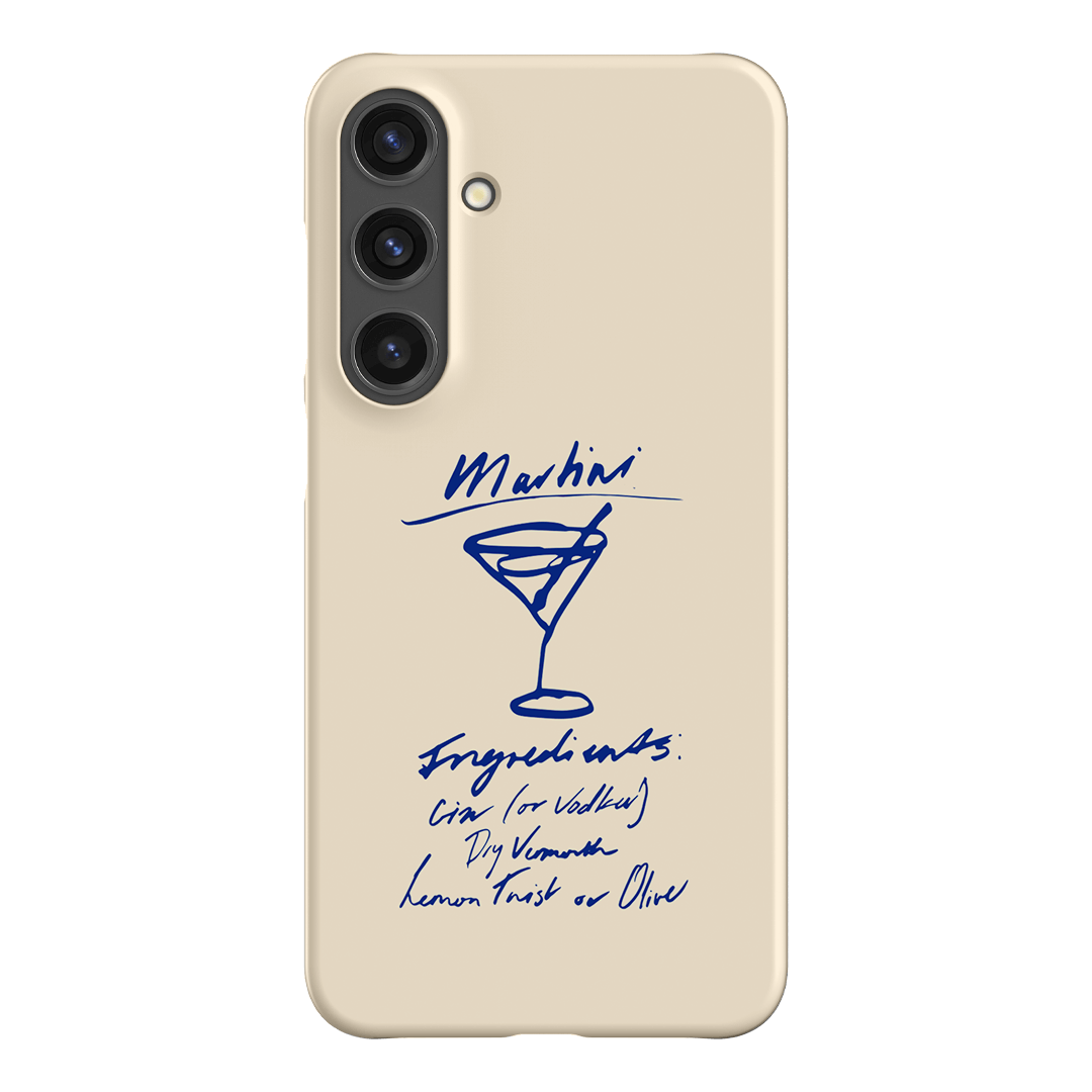 Martini Mood Cream Printed Phone Cases Samsung Galaxy S24 Plus / Snap by The Dairy - The Dairy