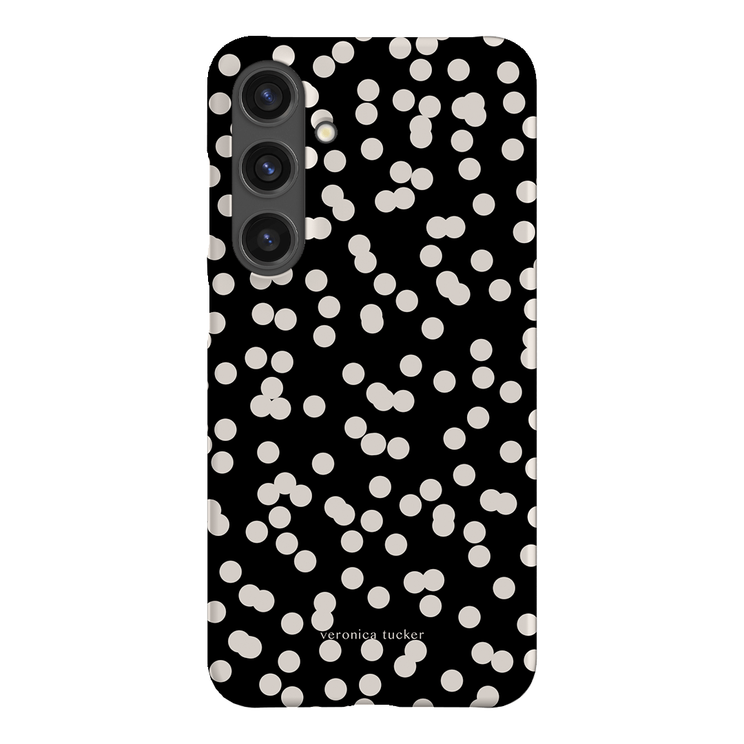 Mini Confetti Noir Printed Phone Cases Samsung Galaxy S24 Plus / Snap by Veronica Tucker - The Dairy