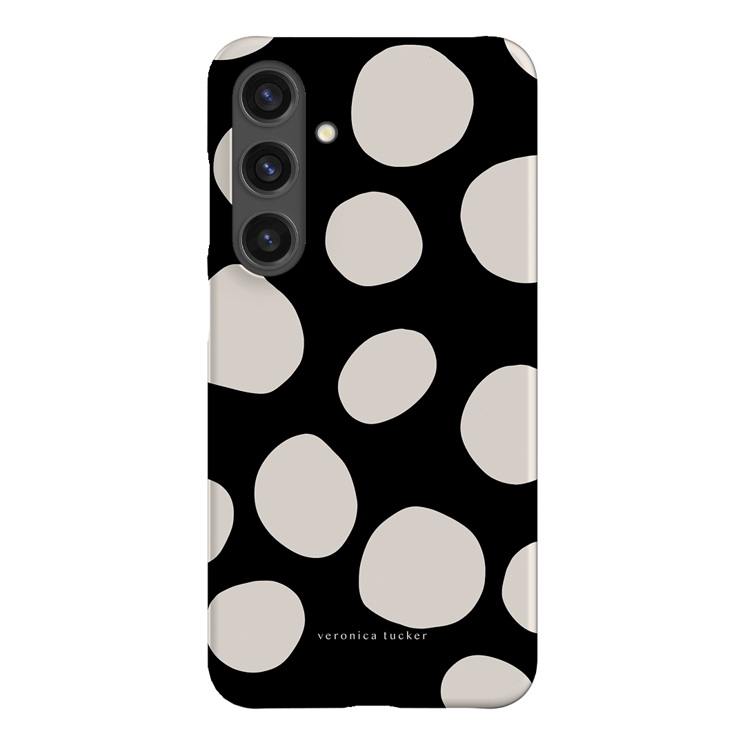 Pebbles Noir Printed Phone Cases Samsung Galaxy S24 Plus / Snap by Veronica Tucker - The Dairy