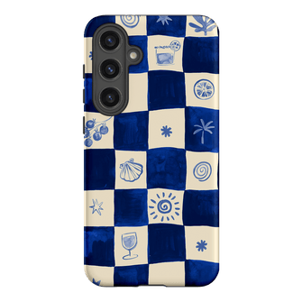 Afternoon Mezze Azure Printed Phone Cases Samsung Galaxy S24 Plus / Armoured by Charlie Taylor - The Dairy