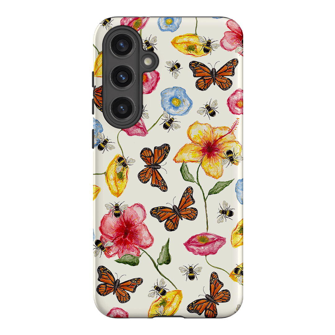 Butterflies & Bees Printed Phone Cases Samsung Galaxy S24 Plus / Armoured by BG. Studio - The Dairy