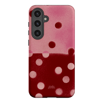 Cherry Polka Dot Printed Phone Cases Samsung Galaxy S24 Plus / Armoured by Jasmine Dowling - The Dairy