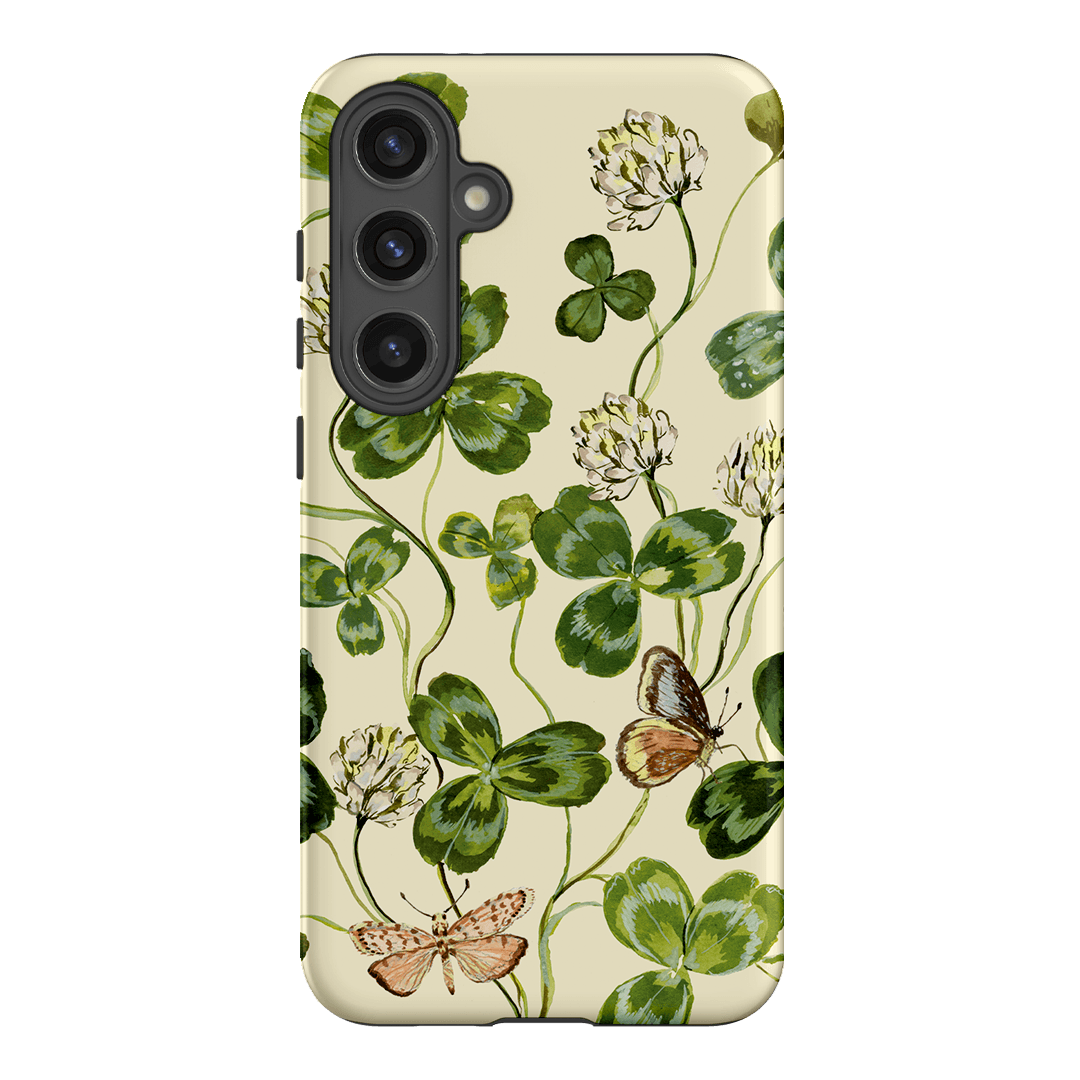 Clover & Butterflies Printed Phone Cases Samsung Galaxy S24 Plus / Armoured by Ellie Mae - The Dairy