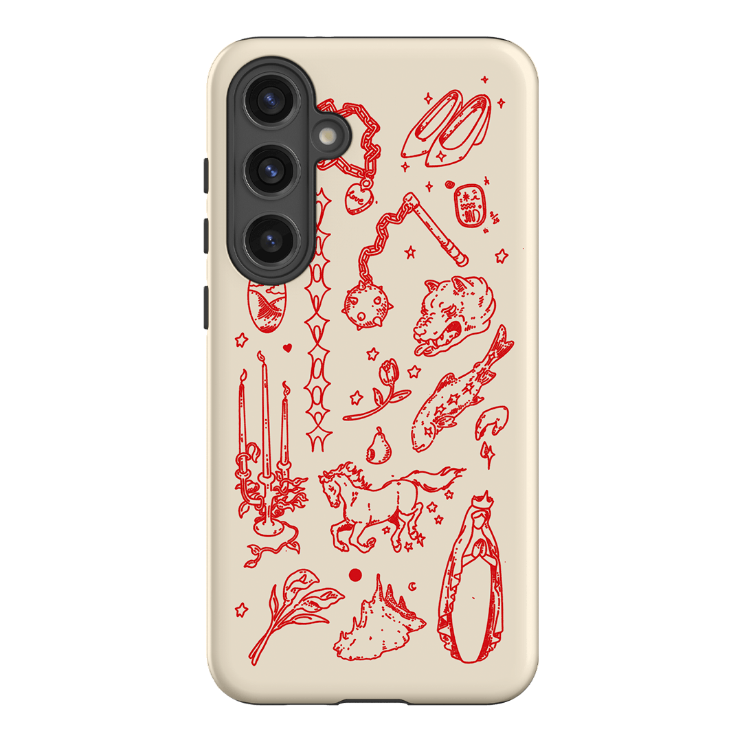 Dreamcore Cream Printed Phone Cases Samsung Galaxy S24 Plus / Armoured by Easty Beasty - The Dairy
