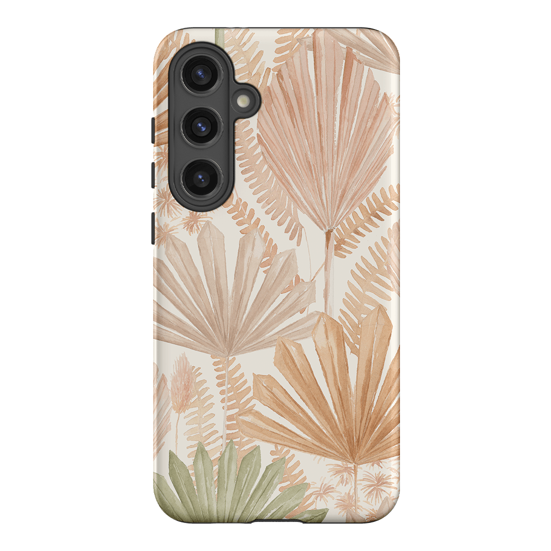 Golden Palm Printed Phone Cases Samsung Galaxy S24 Plus / Armoured by Cass Deller - The Dairy