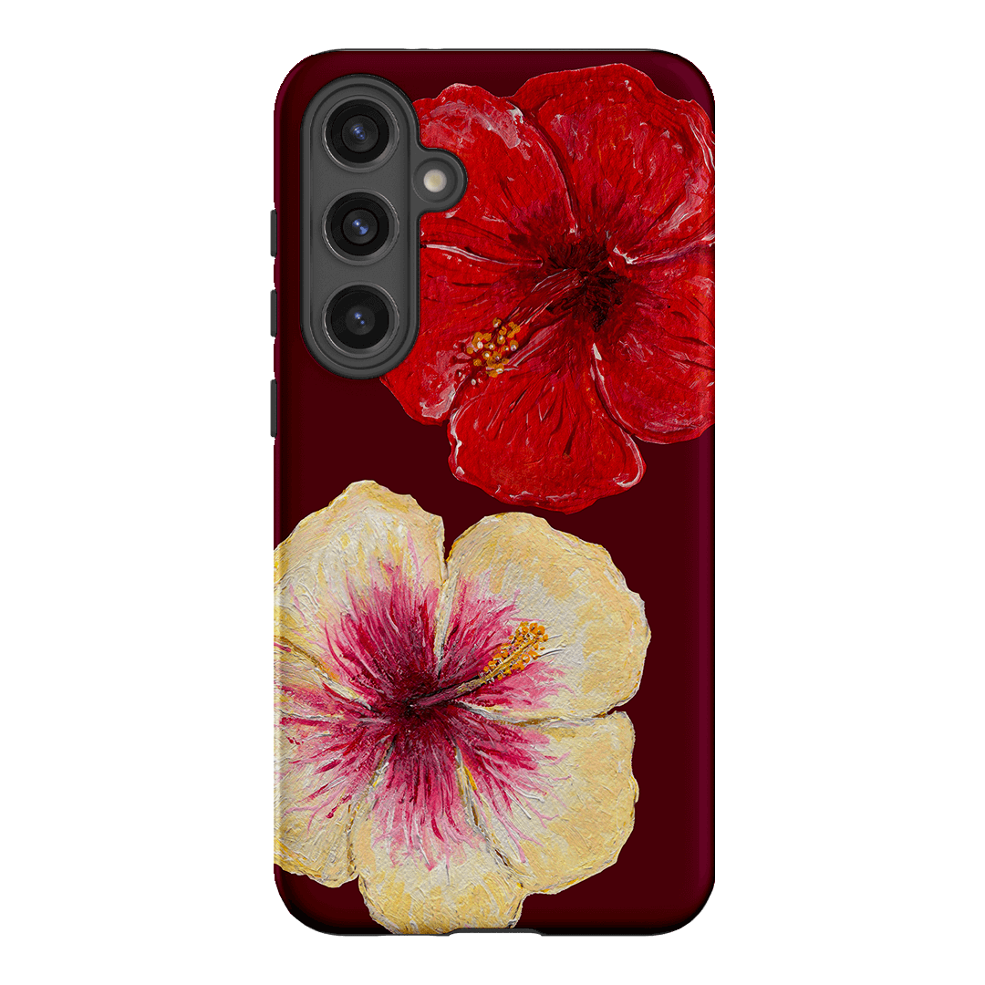 Hibiscus Flower Printed Phone Cases Samsung Galaxy S24 Plus / Armoured by BG. Studio - The Dairy