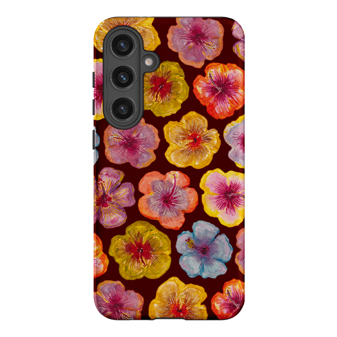 Hibiscus Holiday Rouge Printed Phone Cases Samsung Galaxy S24 Plus / Armoured by BG. Studio - The Dairy