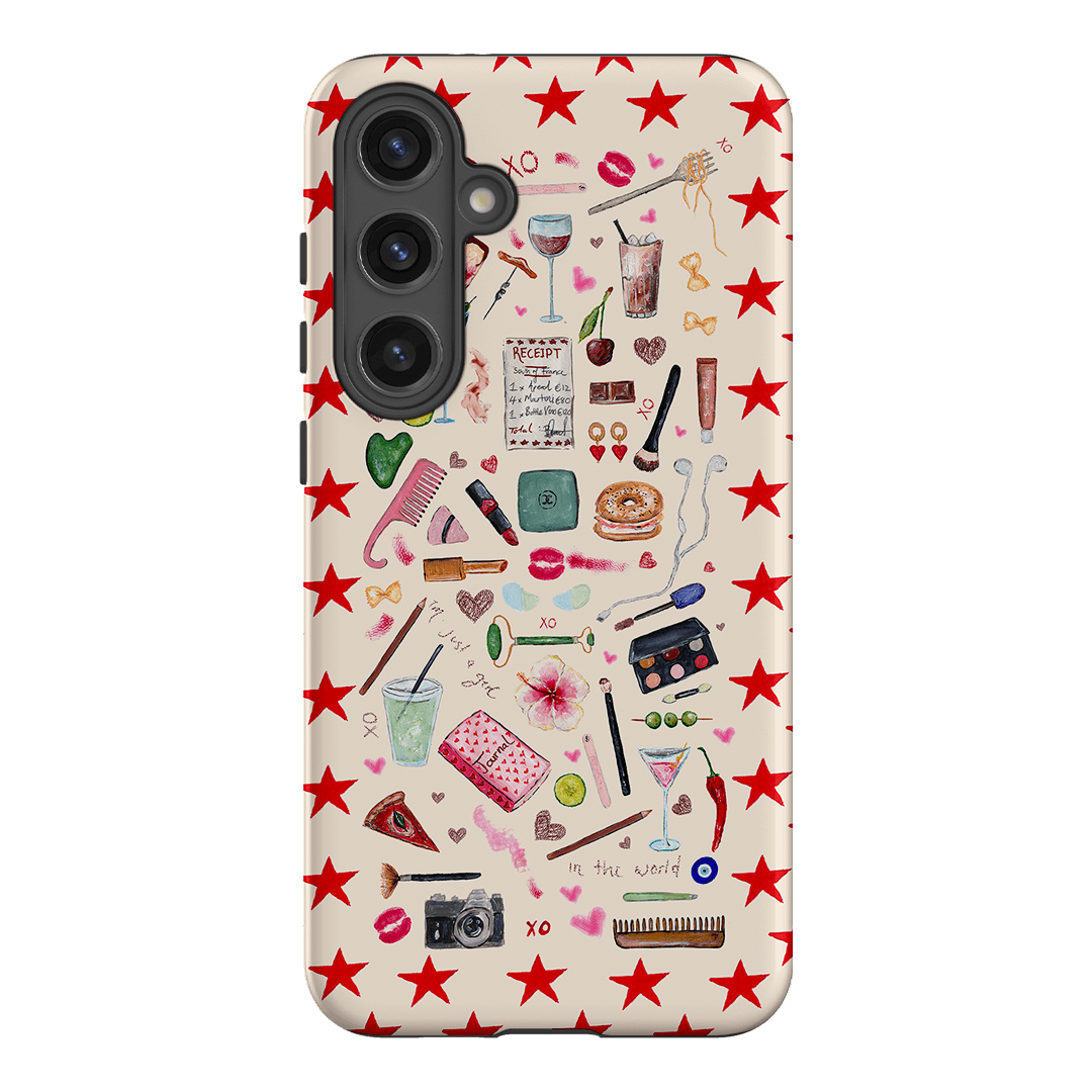 Just A Girl Printed Phone Cases Samsung Galaxy S24 Plus / Armoured by BG. Studio - The Dairy