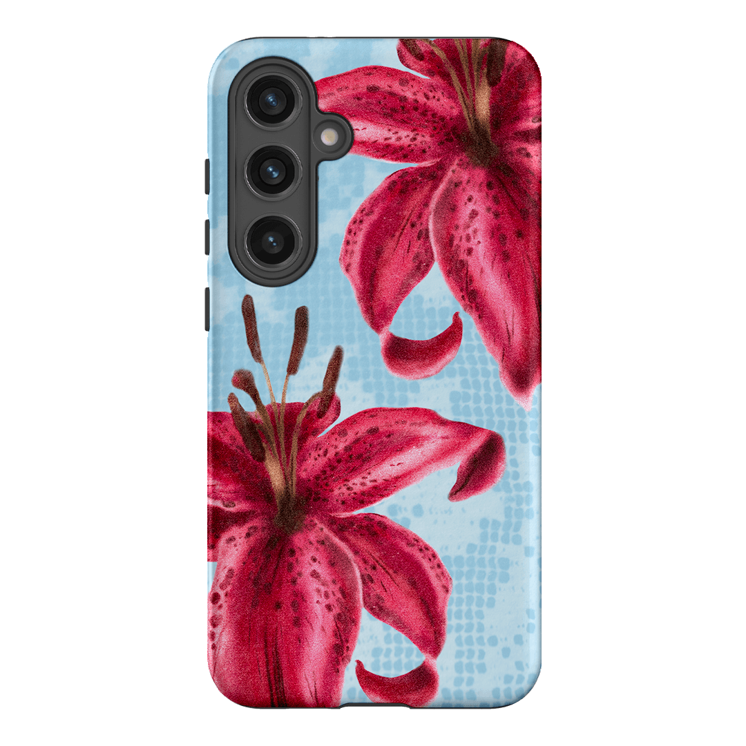 Lillies Printed Phone Cases Samsung Galaxy S24 Plus / Armoured by Sally Hungerford - The Dairy