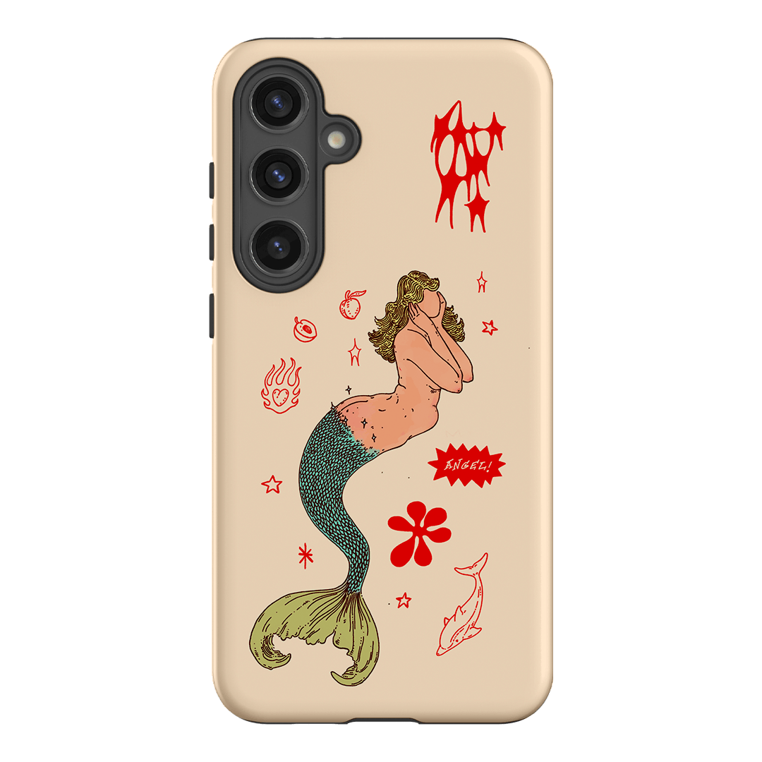 Mimi Cream Printed Phone Cases Samsung Galaxy S24 Plus / Armoured by Easty Beasty - The Dairy