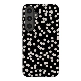 Mini Confetti Noir Printed Phone Cases Samsung Galaxy S24 Plus / Armoured by Veronica Tucker - The Dairy