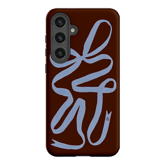Mocha Ribbon Printed Phone Cases Samsung Galaxy S24 Plus / Armoured by Jasmine Dowling - The Dairy