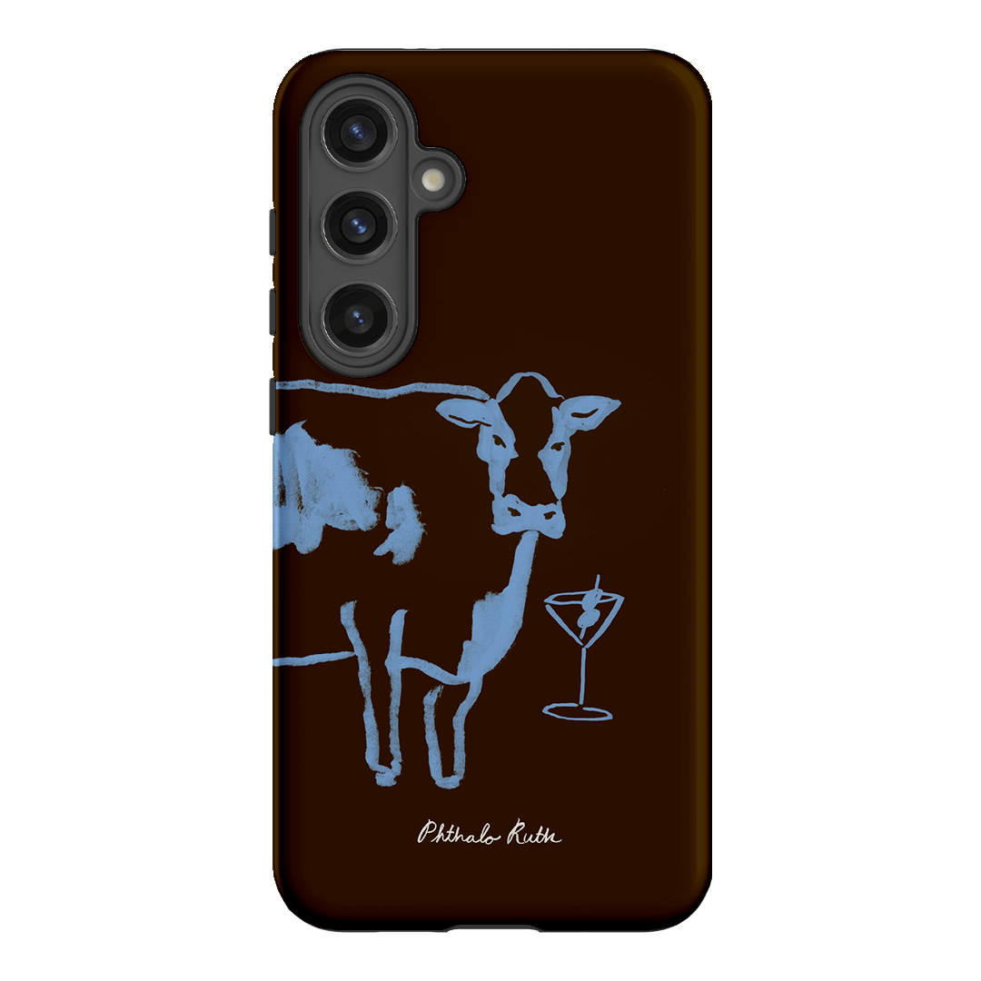 Mootini Espresso Printed Phone Cases Samsung Galaxy S24 Plus / Armoured by Phthalo Ruth - The Dairy
