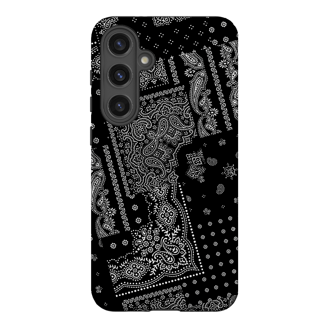 Paisley Noir Printed Phone Cases Samsung Galaxy S24 Plus / Armoured by The Dairy - The Dairy