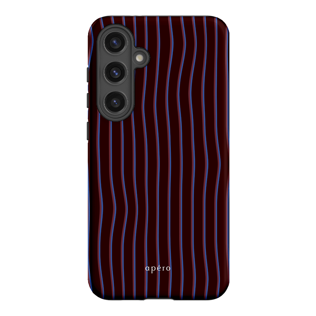 Panama Burgundy Printed Phone Cases Samsung Galaxy S24 Plus / Armoured by Apero - The Dairy