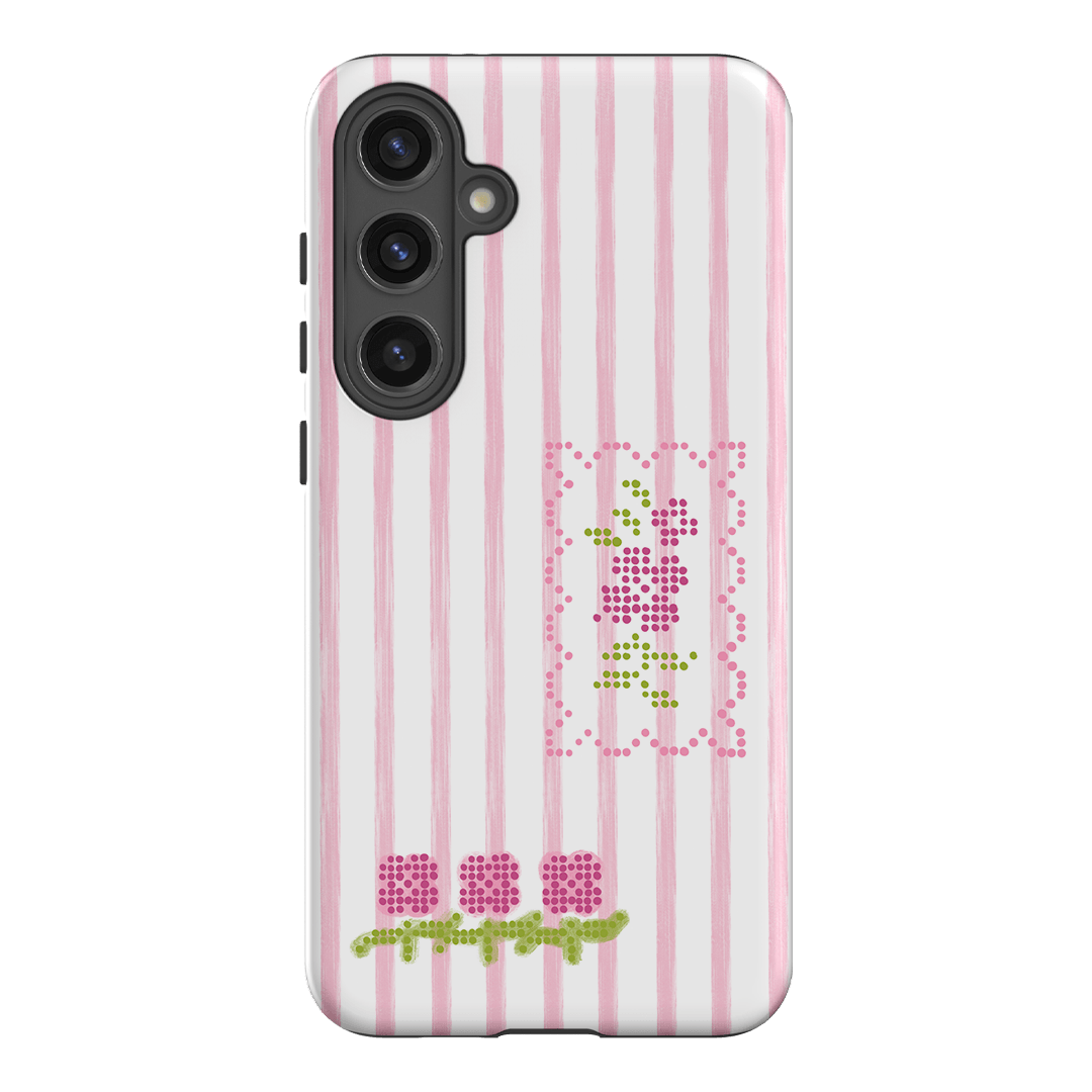 Patchwork Pink Printed Phone Cases Samsung Galaxy S24 Plus / Armoured by Kayla Carr - The Dairy