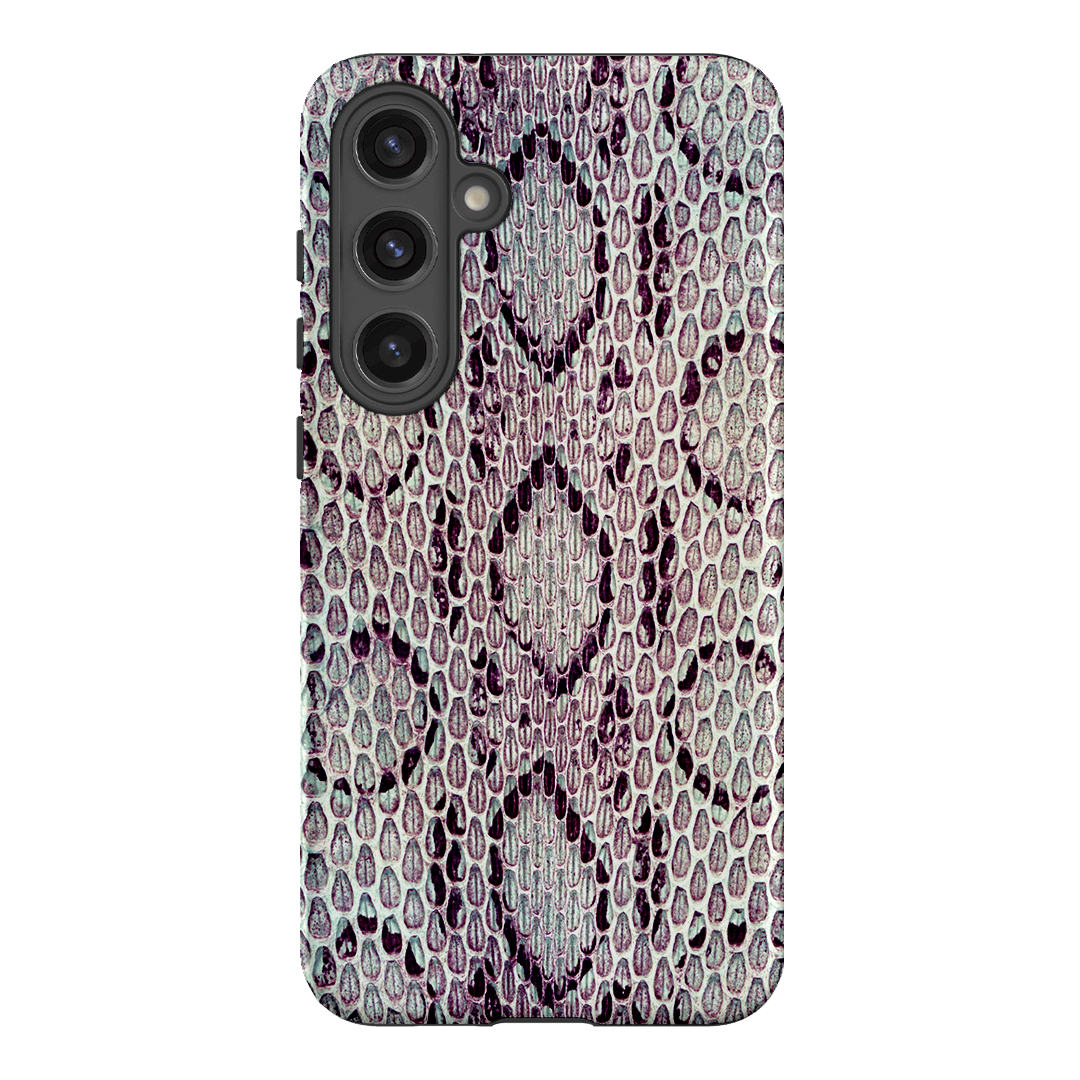 Plum Python Printed Phone Cases Samsung Galaxy S24 Plus / Armoured by The Dairy - The Dairy