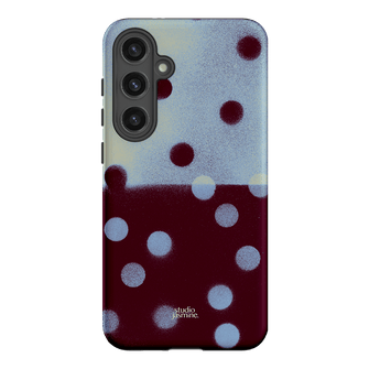Plum Polka Dot Printed Phone Cases Samsung Galaxy S24 Plus / Armoured by Jasmine Dowling - The Dairy