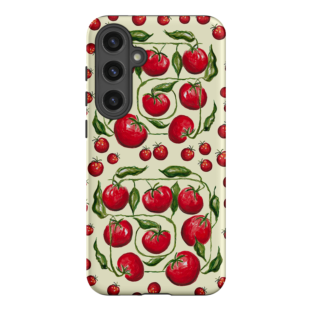 Red Tomatoes Printed Phone Cases Samsung Galaxy S24 Plus / Armoured by BG. Studio - The Dairy