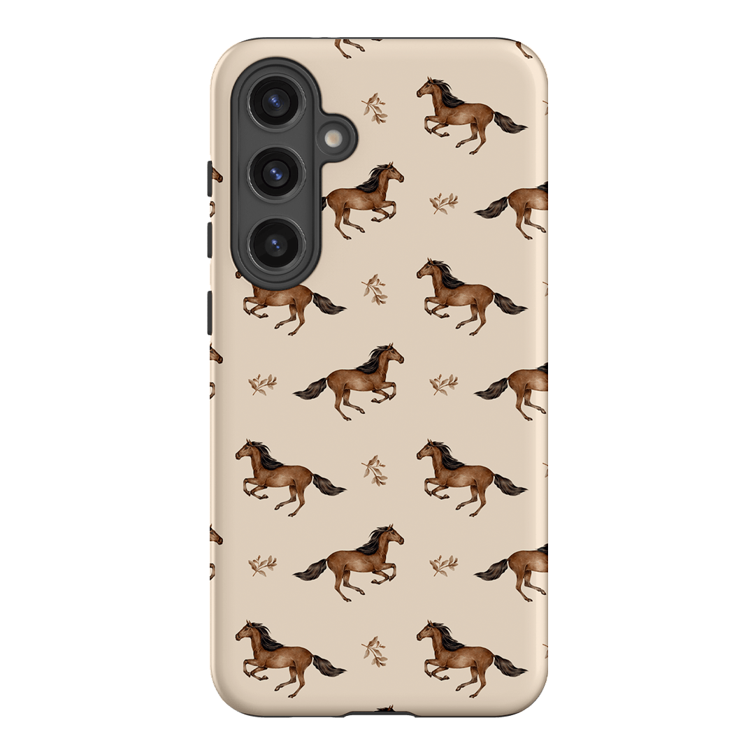 Running Horse Printed Phone Cases Samsung Galaxy S24 Plus / Armoured by Kasiags Art - The Dairy