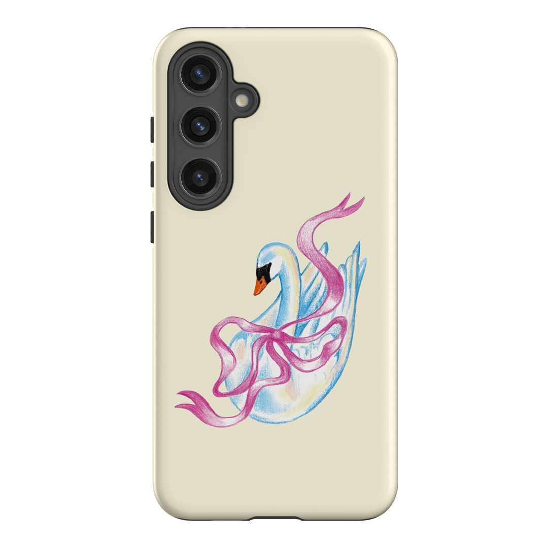 Satin Swan Printed Phone Cases Samsung Galaxy S24 Plus / Armoured by Femke Studio - The Dairy