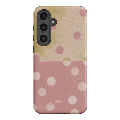 Strawberry Polka Dot Printed Phone Cases Samsung Galaxy S24 Plus / Armoured by Jasmine Dowling - The Dairy