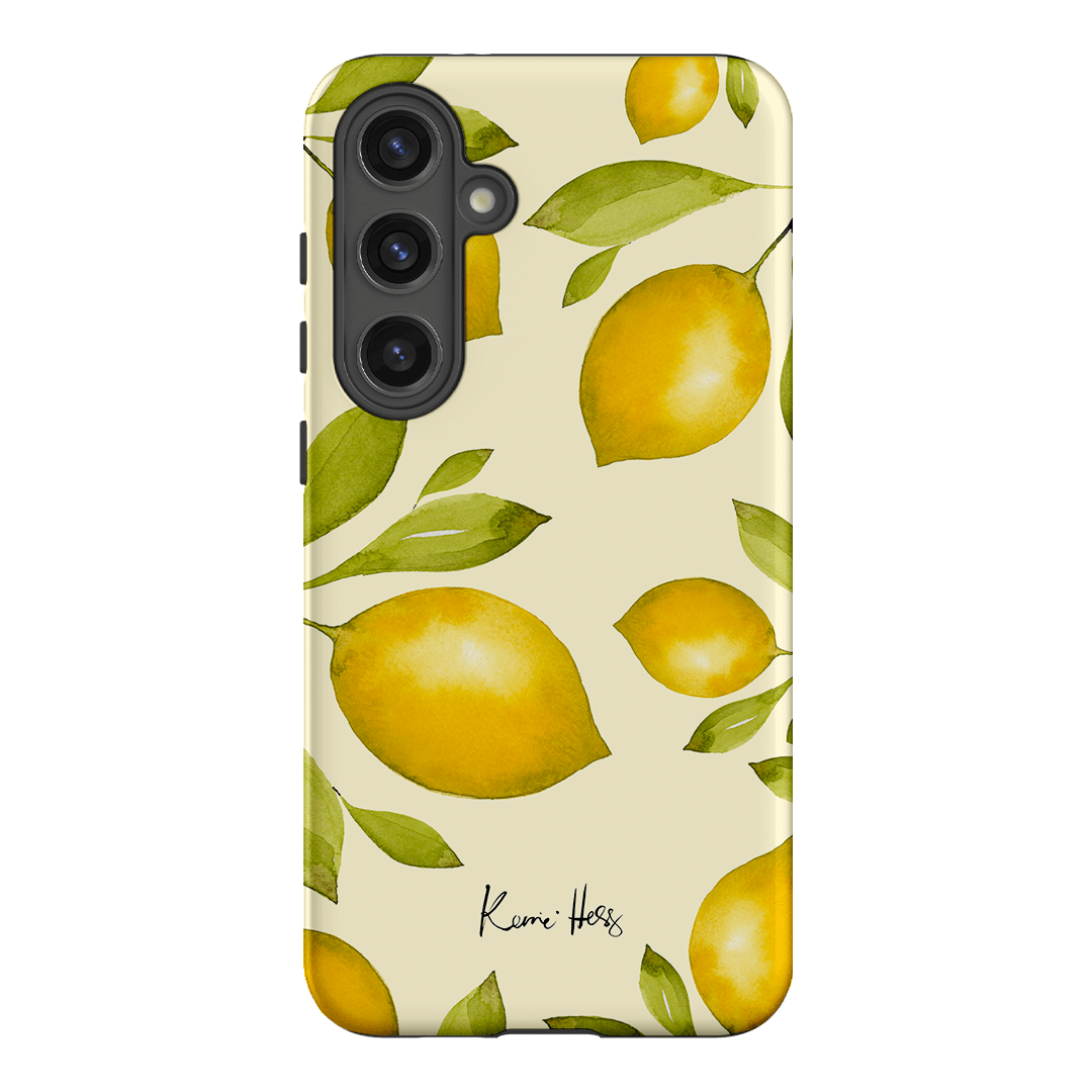 Summer Limone Printed Phone Cases Samsung Galaxy S24 Plus / Armoured by Kerrie Hess - The Dairy