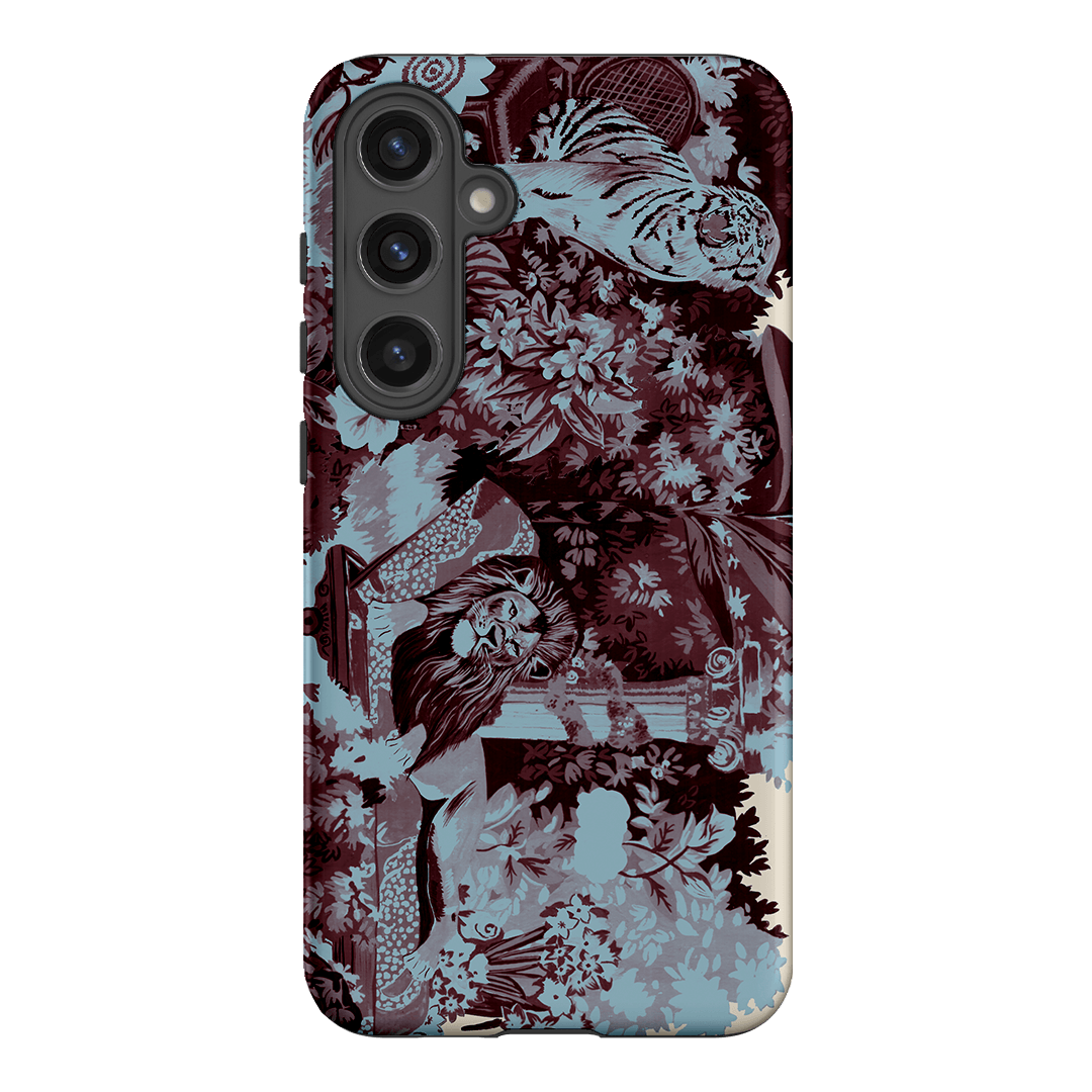 Tippi Blue Printed Phone Cases Samsung Galaxy S24 Plus / Armoured by Desmond & Dempsey - The Dairy
