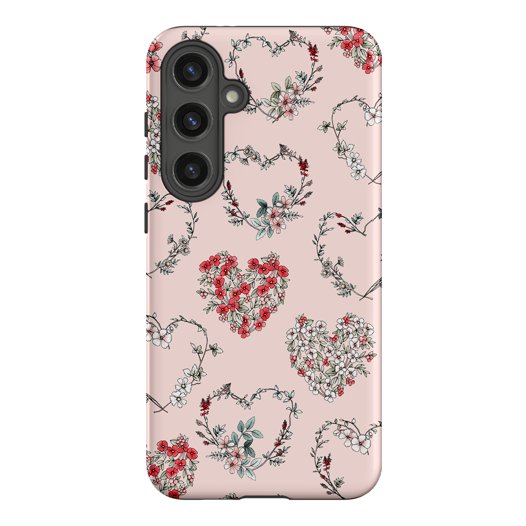 Wild Heart Wreath Printed Phone Cases Samsung Galaxy S24 Plus / Armoured by Typoflora - The Dairy