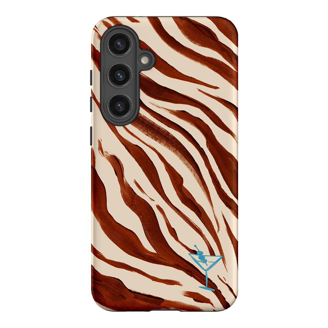 Zebra Tini Printed Phone Cases Samsung Galaxy S24 Plus / Armoured by Charlie Taylor - The Dairy