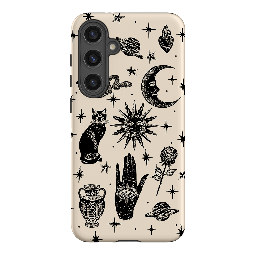 Astro Flash Beige Printed Phone Cases by Veronica Tucker - The Dairy