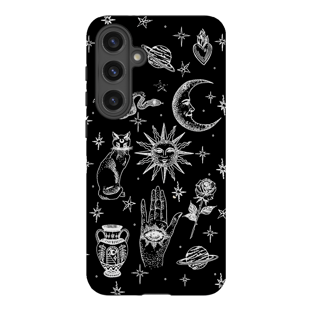 Astro Flash Monochrome Printed Phone Cases Samsung Galaxy S24 Plus / Armoured by Veronica Tucker - The Dairy