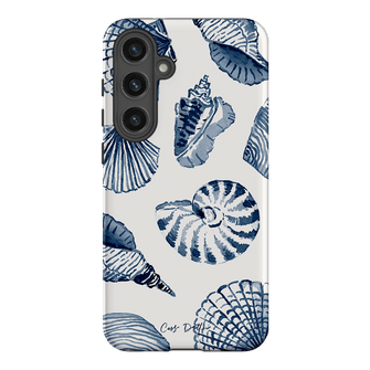 Blue Shells Printed Phone Cases Samsung Galaxy S24 Plus / Armoured by Cass Deller - The Dairy