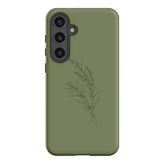 Khaki Wattle Printed Phone Cases by Typoflora - The Dairy