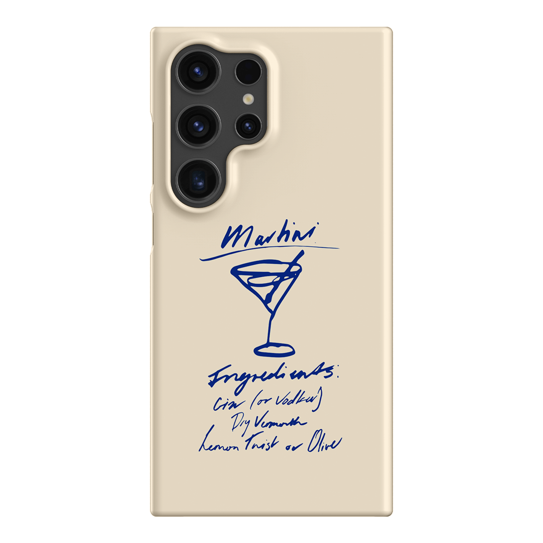 Martini Mood Cream Printed Phone Cases Samsung Galaxy S24 Ultra / Snap by The Dairy - The Dairy