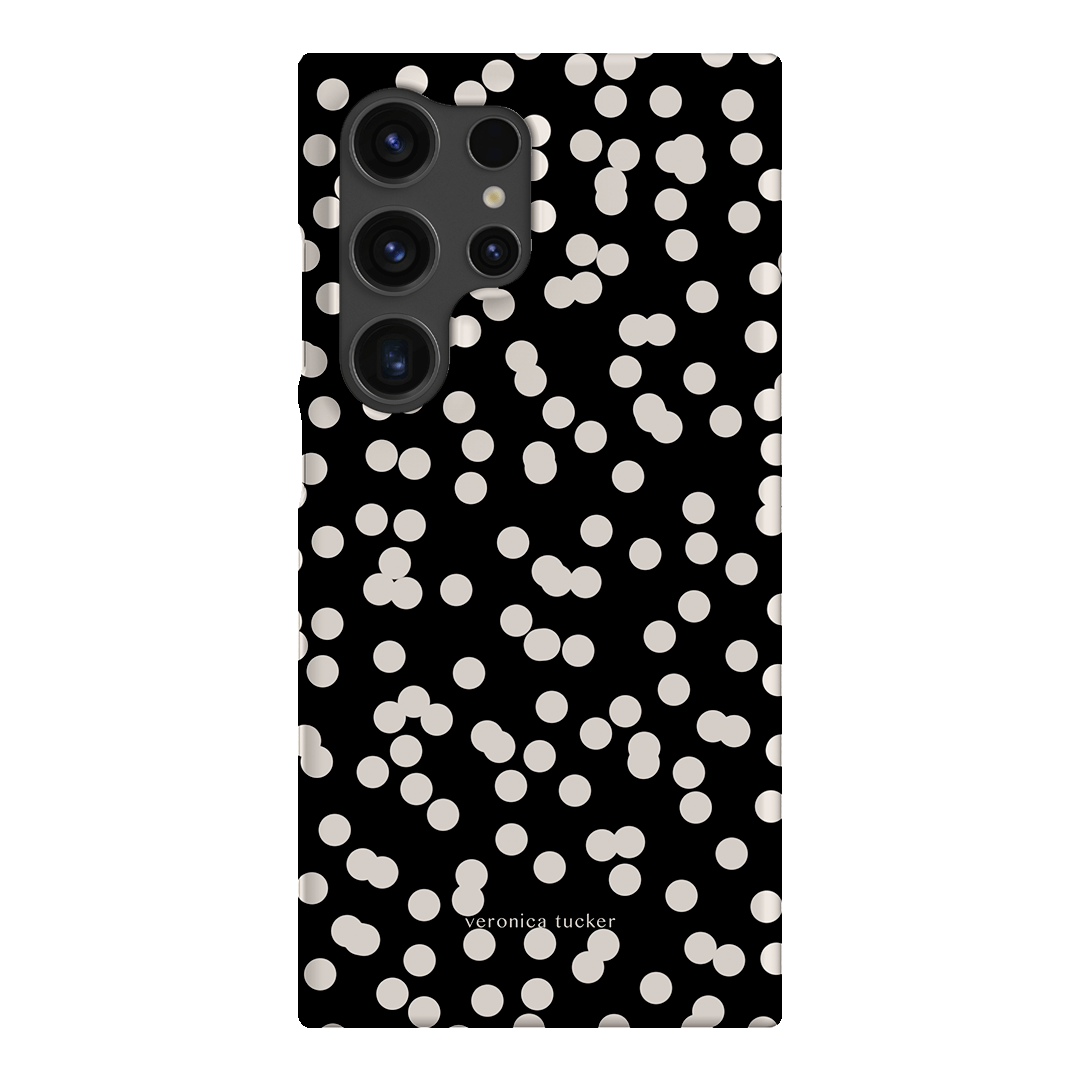 Mini Confetti Noir Printed Phone Cases Samsung Galaxy S24 Ultra / Snap by Veronica Tucker - The Dairy