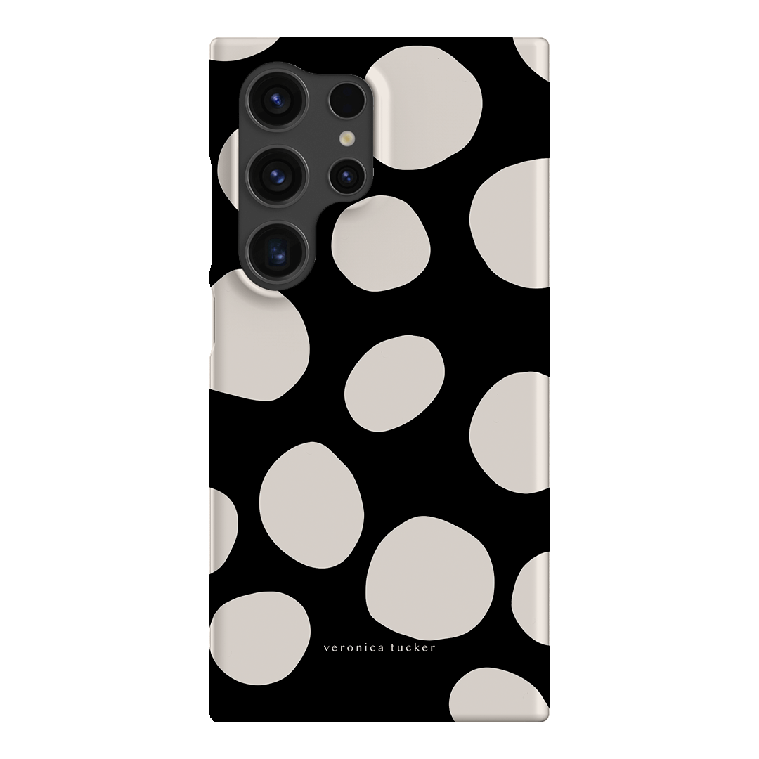 Pebbles Noir Printed Phone Cases Samsung Galaxy S24 Ultra / Snap by Veronica Tucker - The Dairy