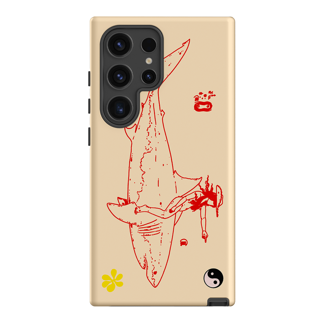 1800-Busy-Rn in Cream Printed Phone Cases Samsung Galaxy S24 Ultra / Armoured by Easty Beasty - The Dairy