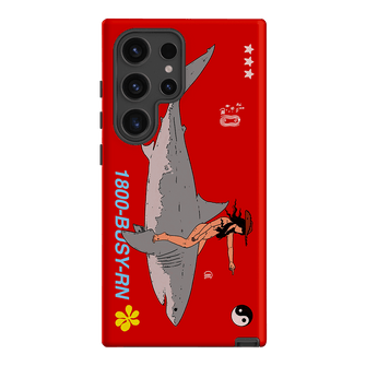1800-Busy Rn in Red Printed Phone Cases Samsung Galaxy S24 Ultra / Armoured by Easty Beasty - The Dairy