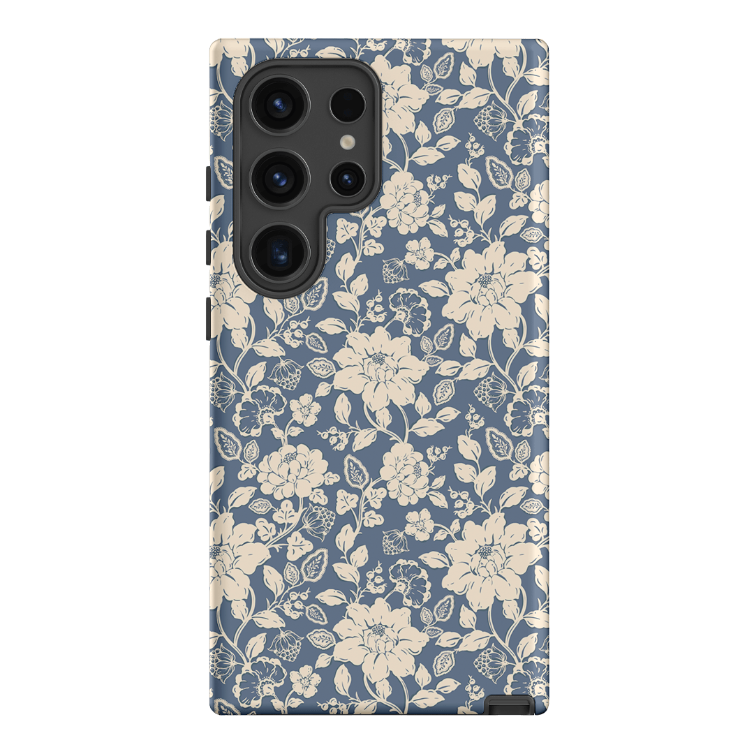 Blue Garden Printed Phone Cases Samsung Galaxy S24 Ultra / Armoured by Kasiags Art - The Dairy