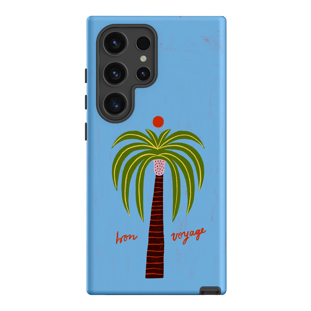 Bon Voyage Blue Printed Phone Cases Samsung Galaxy S24 Ultra / Armoured by Marie Fauritte - The Dairy