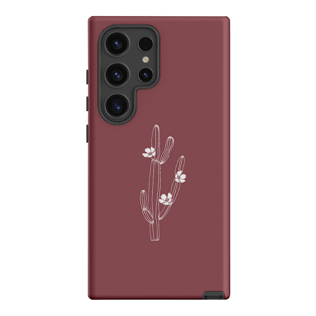 Cactus Flower Printed Phone Cases Samsung Galaxy S24 Ultra / Armoured by Typoflora - The Dairy