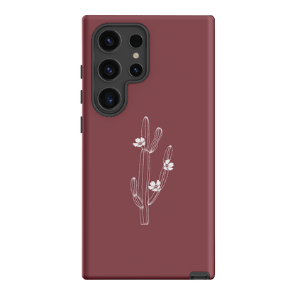 Cactus Flower Printed Phone Cases Samsung Galaxy S24 Ultra / Armoured by Typoflora - The Dairy