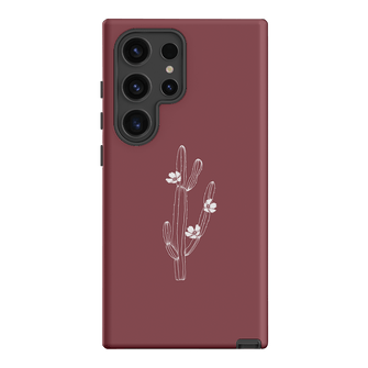 Cactus Flower Printed Phone Cases Samsung Galaxy S24 Ultra / Armoured by Typoflora - The Dairy